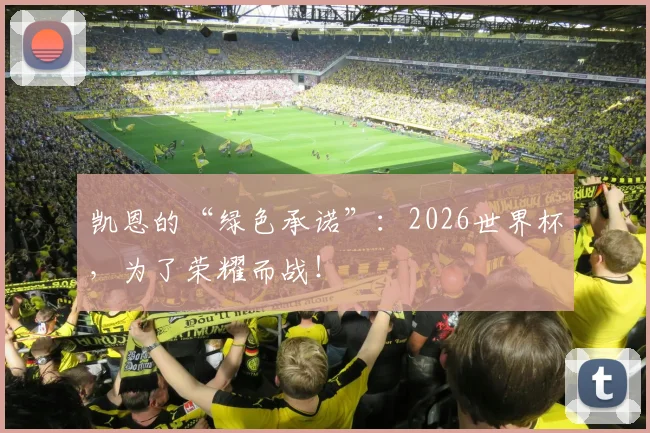 凯恩的“绿色承诺”：2026世界杯，为了荣耀而战！